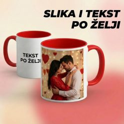 Solja sa stampom crvena drska