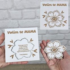 Cvet sa izgraviranom skrivenom porukom